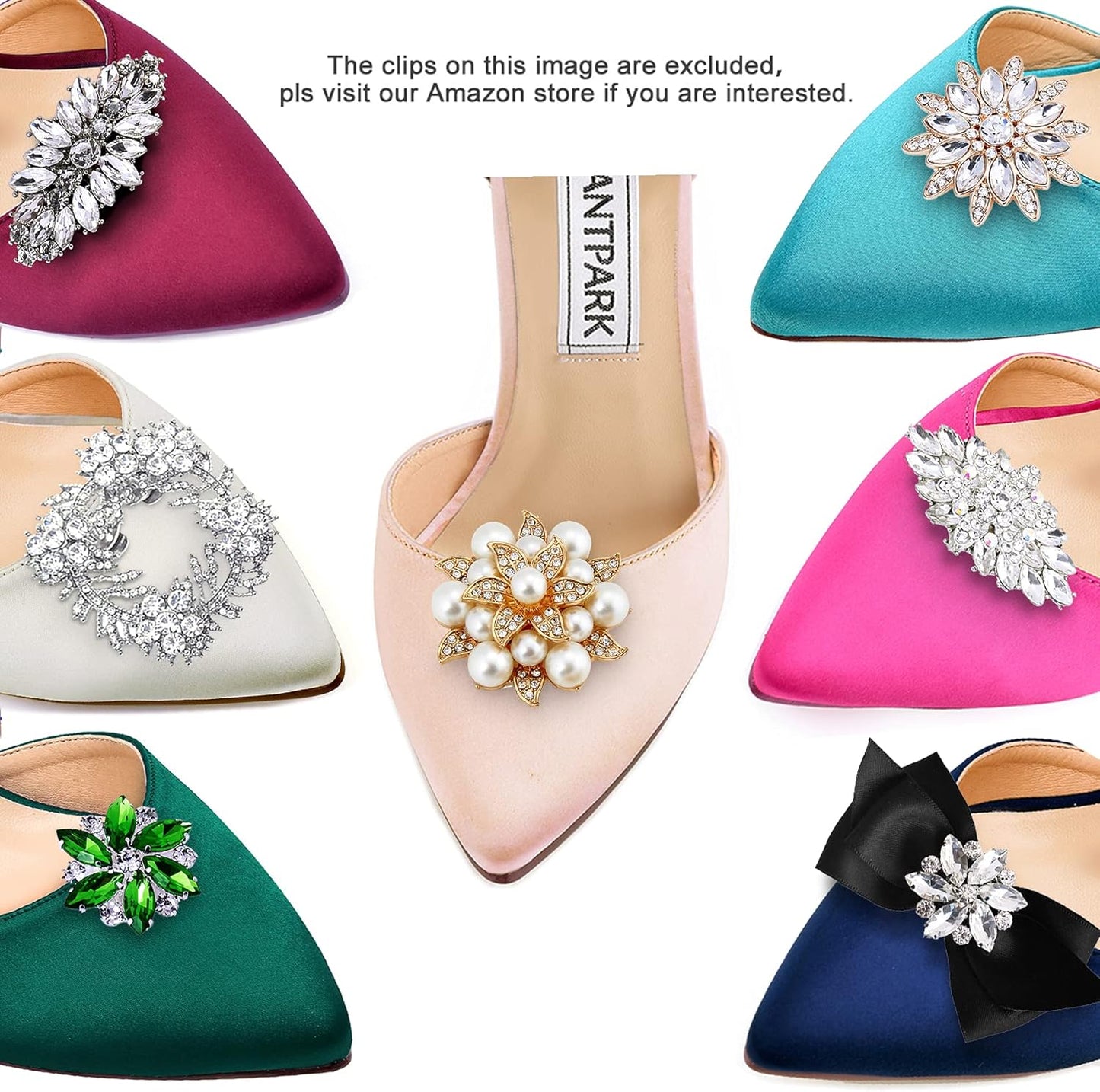 HC1901 Women Pointed Toe High Heel Pumps Straps Satin Wedding Bridal Evening Party Dress Shoes